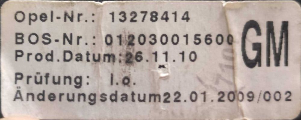 Rulou portpagaj Opel Insignia - Jaluzele portbagaj Opel-nr.: 13278414