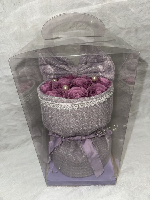 3D  мече 30 см , Букети от сапунени рози