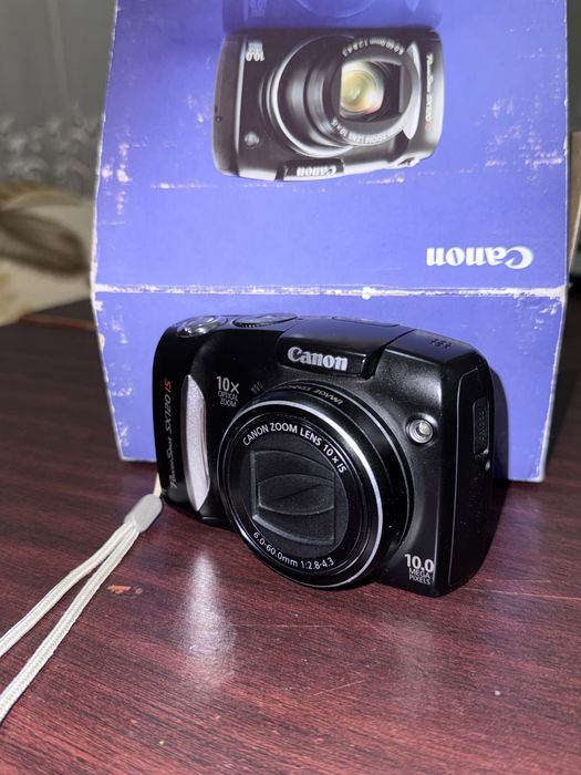 Canon PowerShot SX120 IS — yangi, to‘liq komplekt
