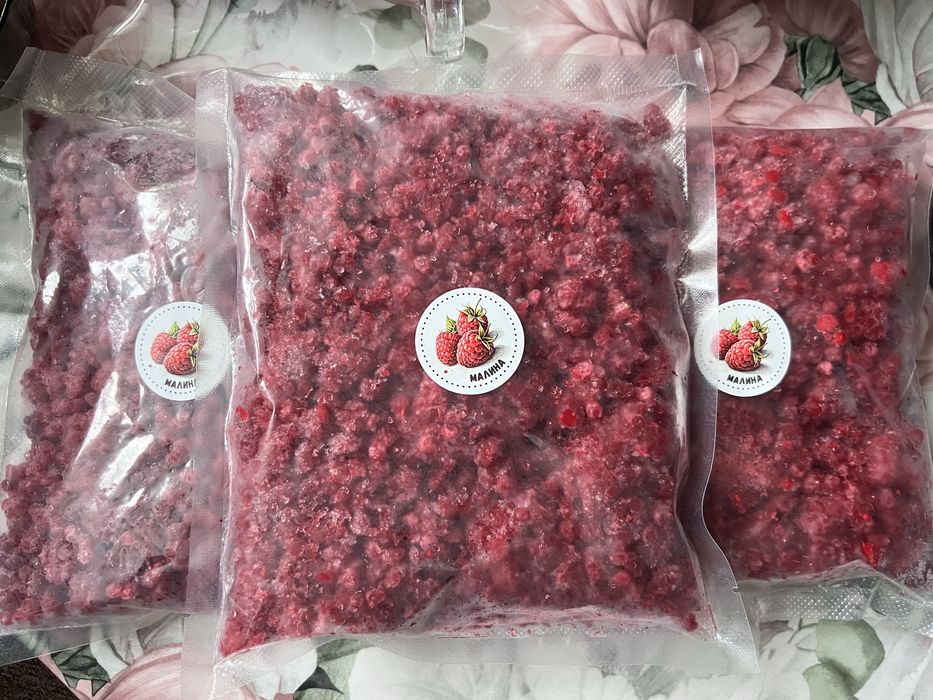 Малина  домашняя со соего огорода