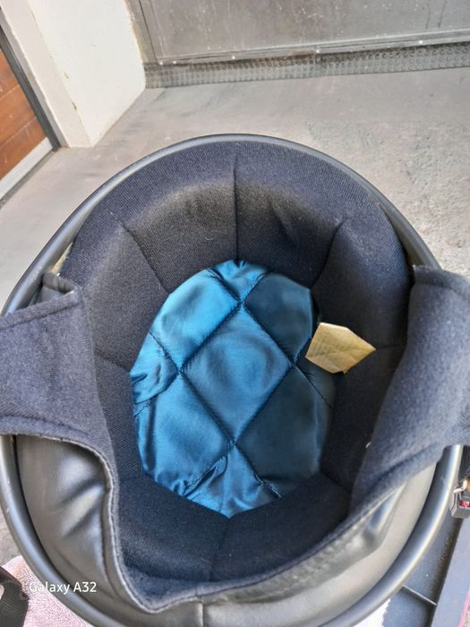 Мото каска половинка с очила