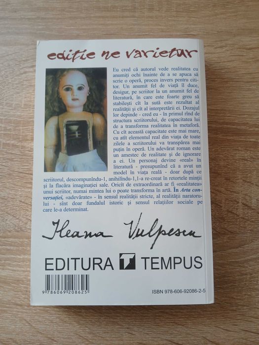 Arta conversației, Ileana Vulpescu, 2023
