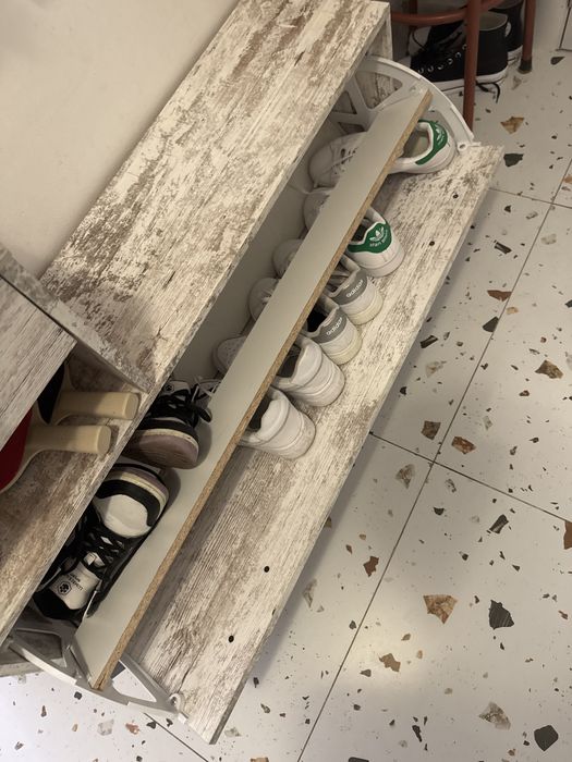 Mobilier hol cu suport pentru pantofi si oglinda