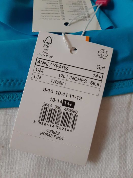 OVS/Tommy Hilfiger 12-14 год нов бански
