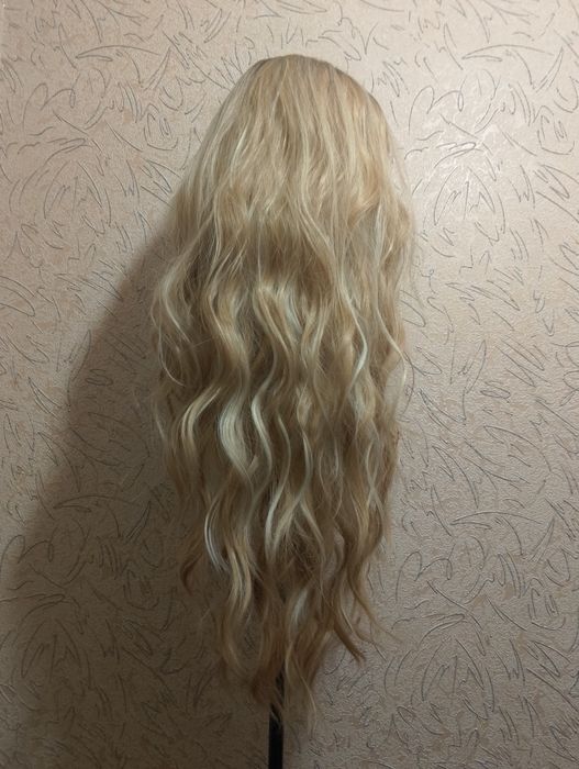 Парик блондинка, волны, длинный. Новый