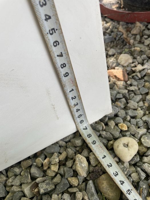 Vand usa metalica alba FARA TOC