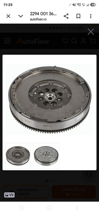 Vand volanta bmw 520d e60 163 cp masa dubla stare perfecta