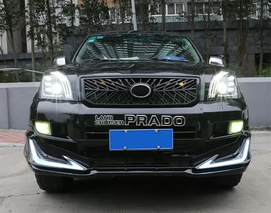 Пороги с подсветкой Toyota Prado 120 lexus GX 470