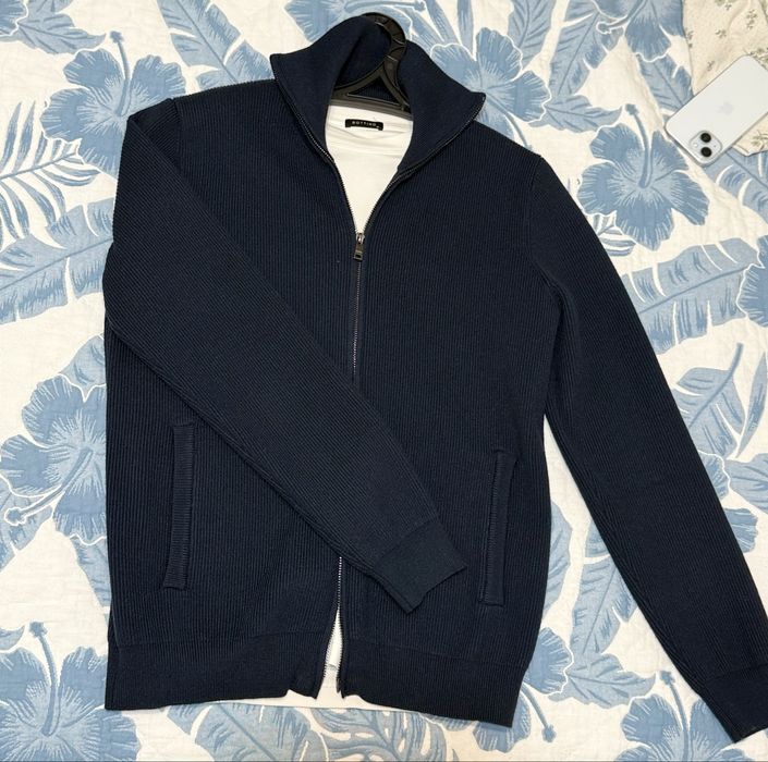 Синий Кардиган ZARA