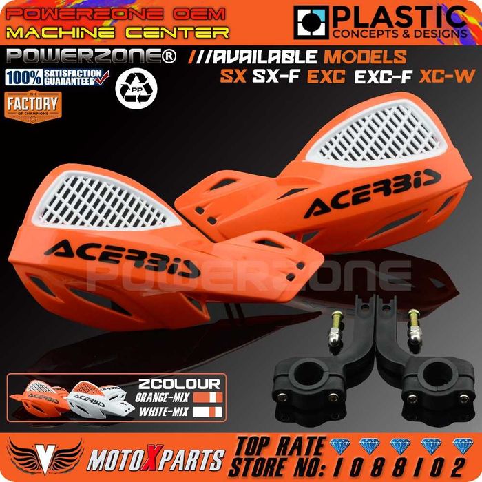 Handguard Acerbis Protectii Manete + Prinderi Ghidon Toate Culorile