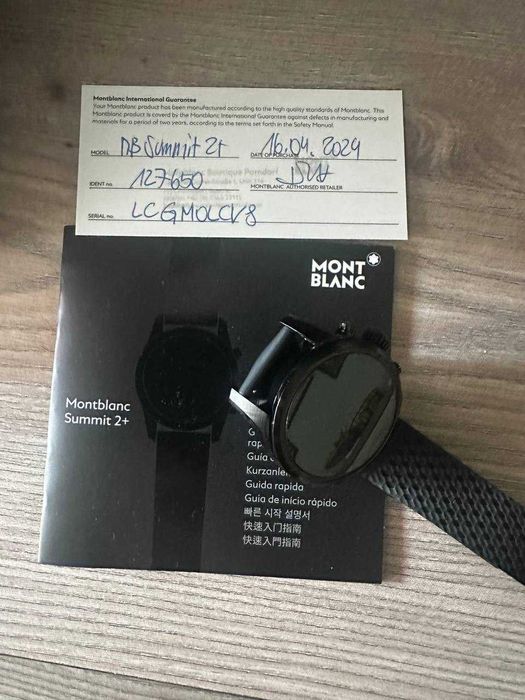 Montblanc Summit 2+ Smartwatch ЧИСТО НОВ!