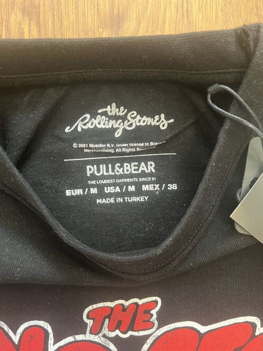 Футболки Pull&Bear - Nirvana, Kiss, Rolling Stonse