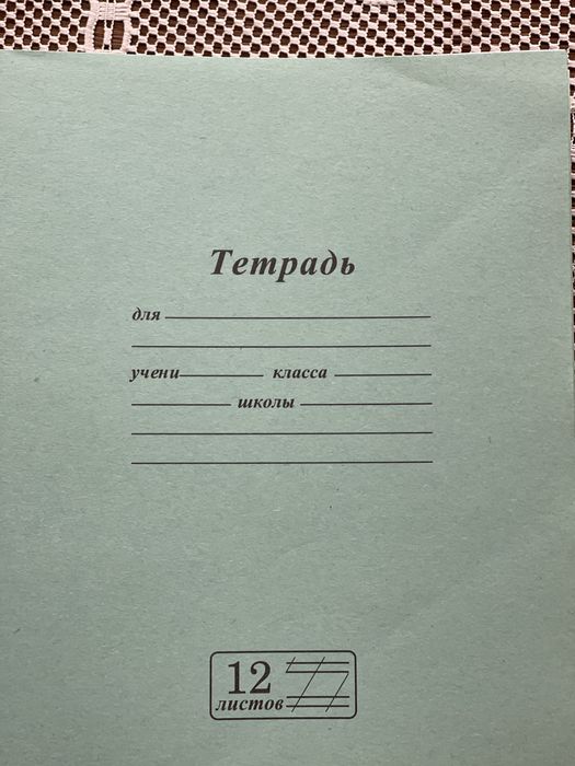 Тетради в тонкую линию