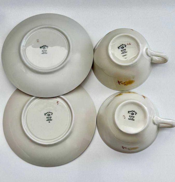 Винтидж чашки за чай KPM Germany