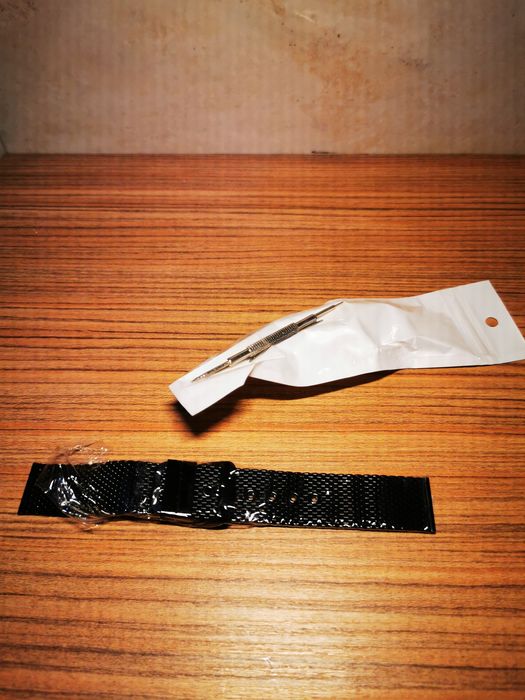 Curea ceas mesh neagra 20 mm
