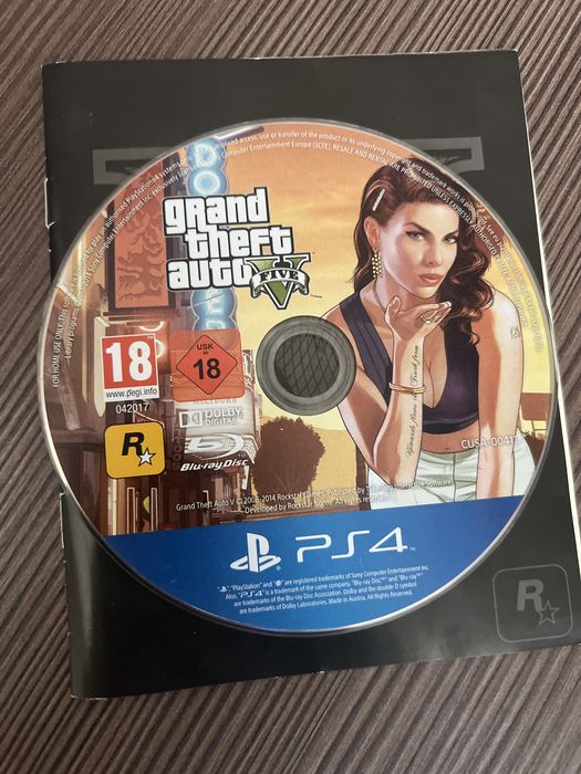Продается диска GTA 5 на Playstation 4 или 5
