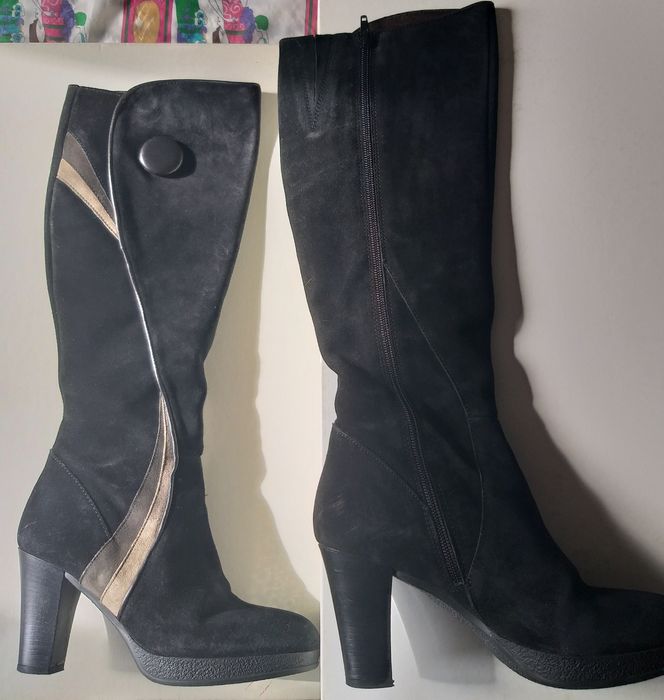 Cizme superbe din piele intoarsa