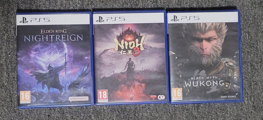 Vand jocuri ps5,  Wukon black myth Nioh 3 Elder ring nightreign