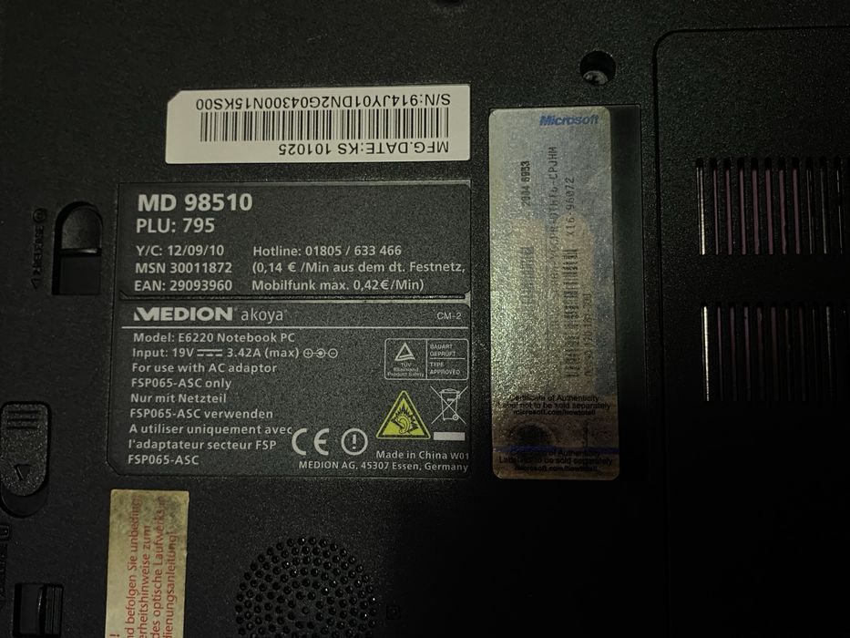 Laptop piese sau folosire