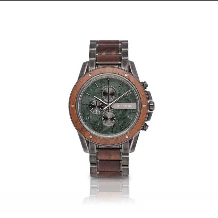 Ceas Holzkern - model Coel (Walnut/Marble)