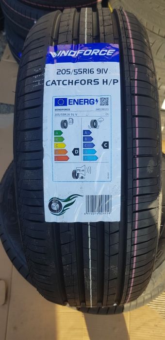НОВИ ЛЕТНИ-16цола-205/55-1бр.-98лв."WINDFORS "с монтаж и баланс