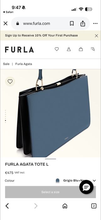 НОВА чанта Furla Agata