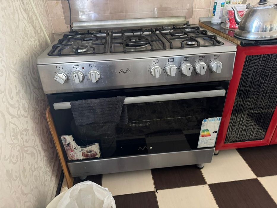 Газ плита вытечкасымен