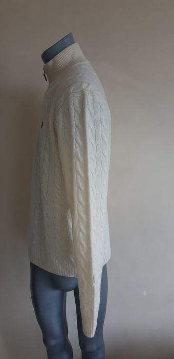 POLO Ralph Lauren Cable Wool / Cashmere Half Zip  M / L НОВО! ОРИГИНАЛ