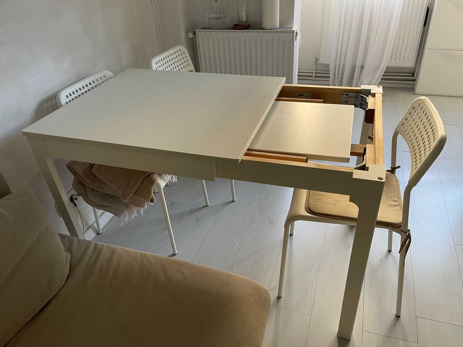 Masă extensibilă IKEA Ekedalen, dimensiuni 80/120x70 cm