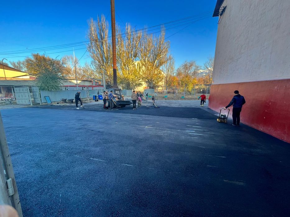 Асфальт асфальтирование брусчатка