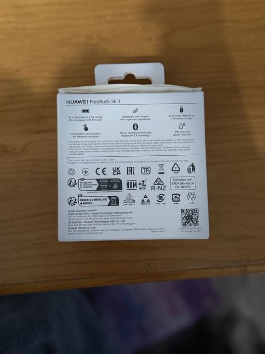 НЕИЗПОЛЗВАНИ слушалки Huawei Freebids SE3