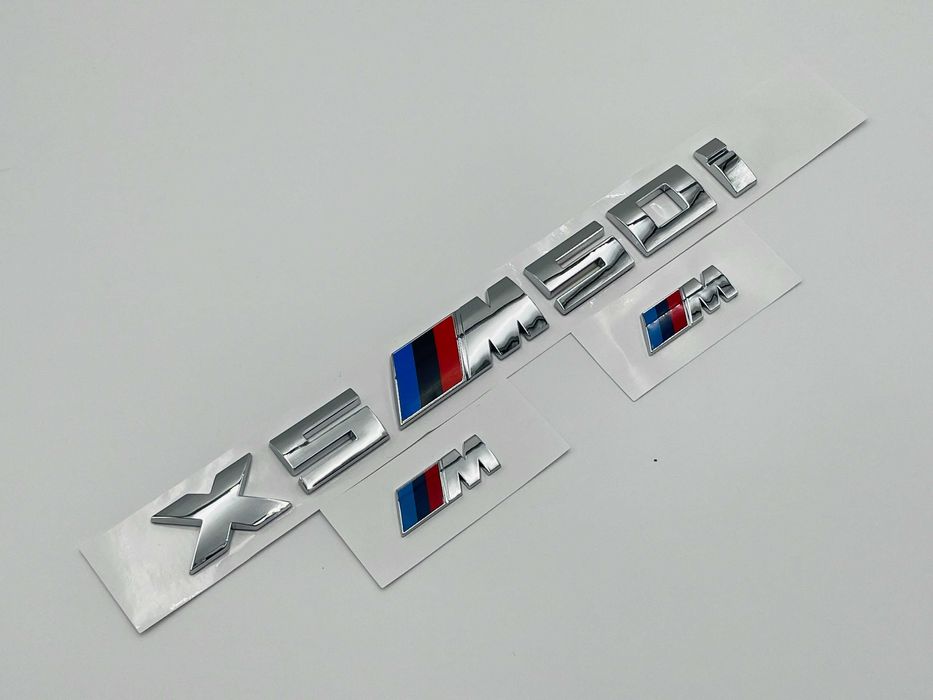 Set Embleme Compatibile BMW X5M50i crom