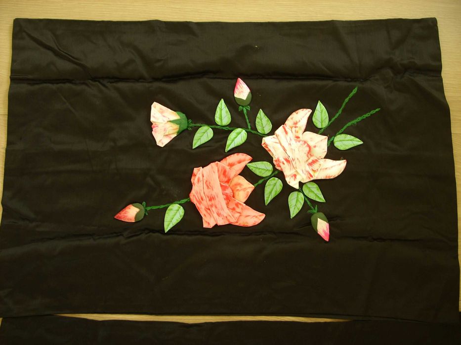 Калъфки, възглавници, ръчно изработени с 3D цветя и елени