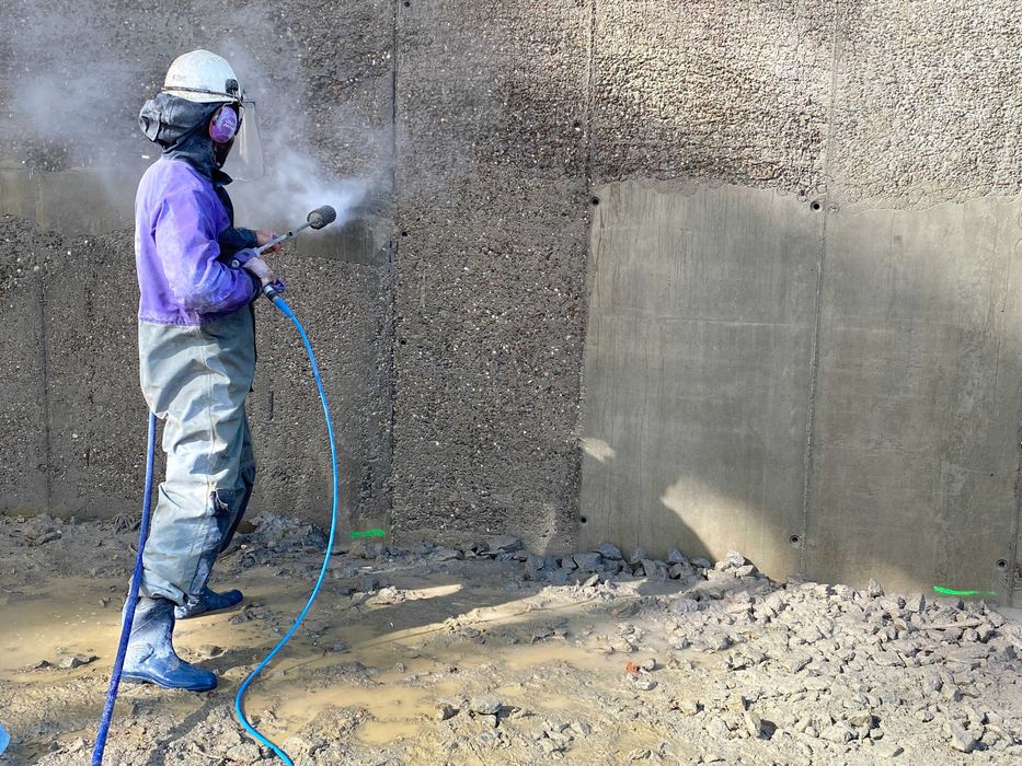 Stergere marcaje, hidrosablare, hidrodemolare, buciardare