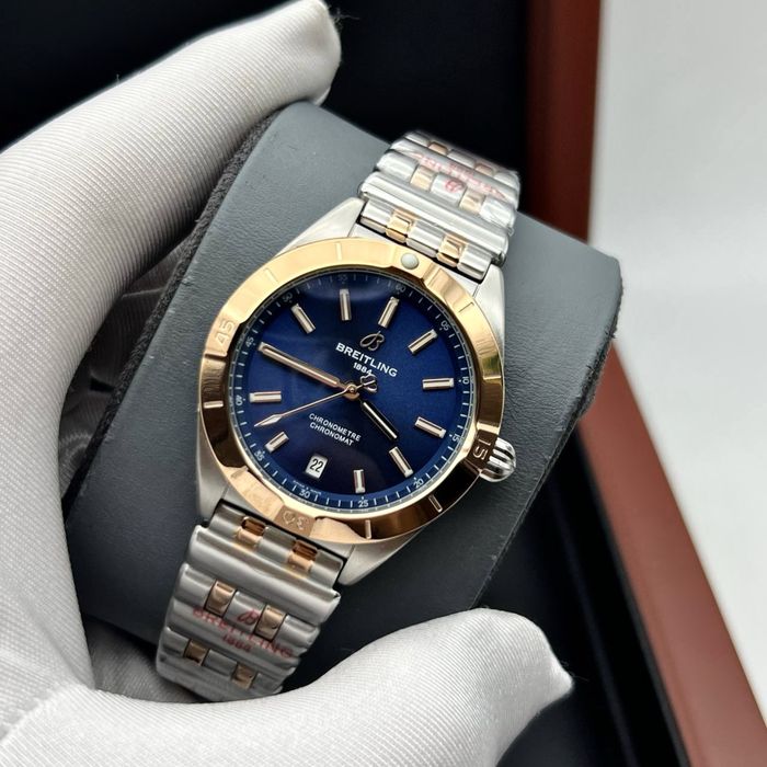 Ceas breitling chronomat blue dial 36,mm