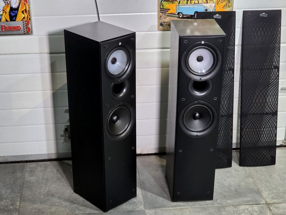 Boxe de podea KEF Q55, 3 cai, 10-150w, 6 ohm , hifi stereo coloane