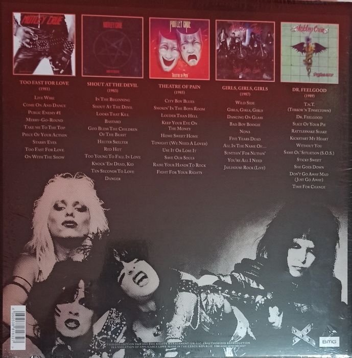 Нови и запечатани: Лимитираните 5 първи албума на легендите Монтли Крю