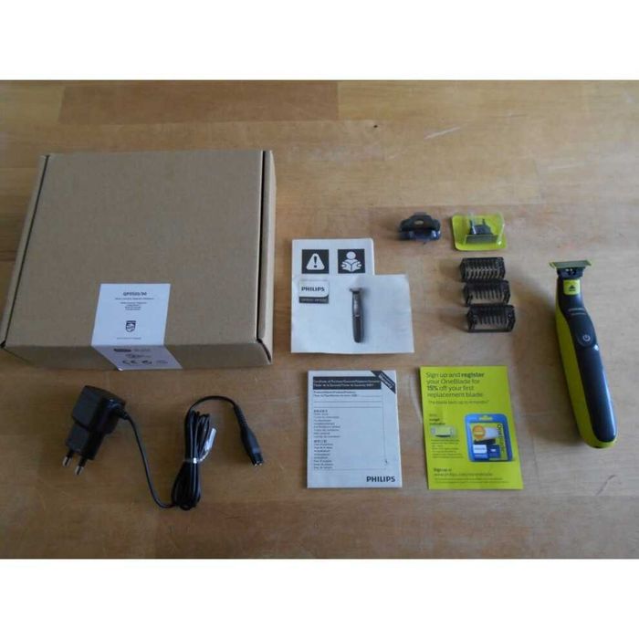 Тример PHILIPS ONEBLADE QP2520/30, ДВЕ НОЖЧЕТА, Зарядно, Нов!