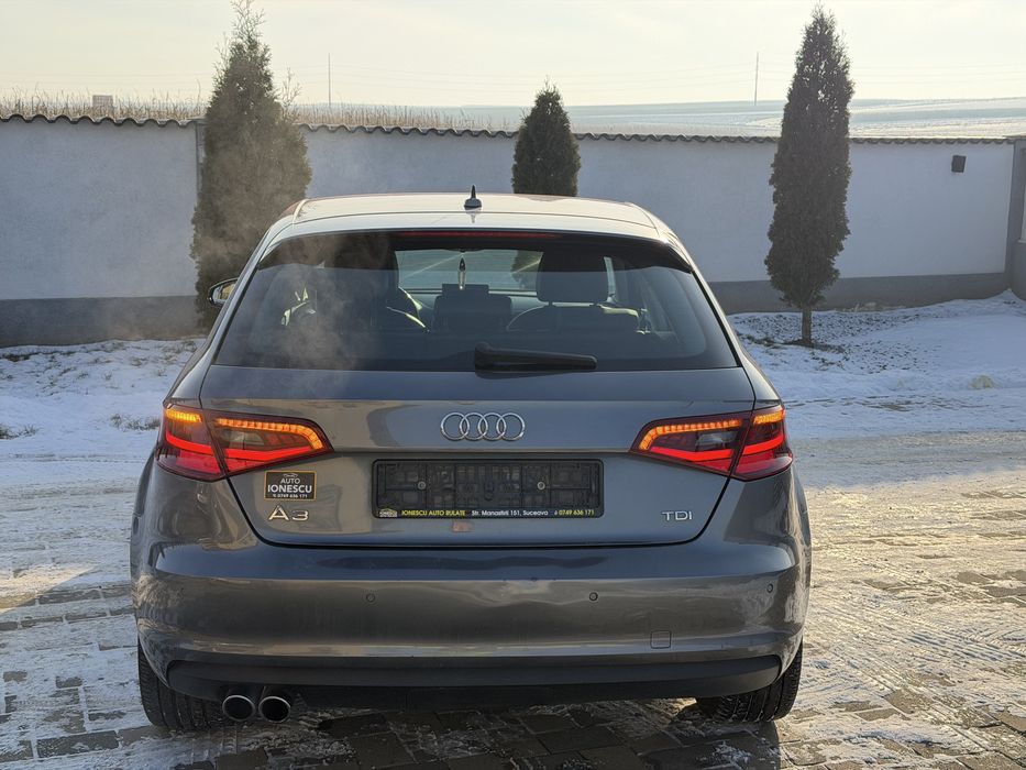 Audi A3 2.0 TDI S-Line • 2015 • Automat • 150 CP •Full Led