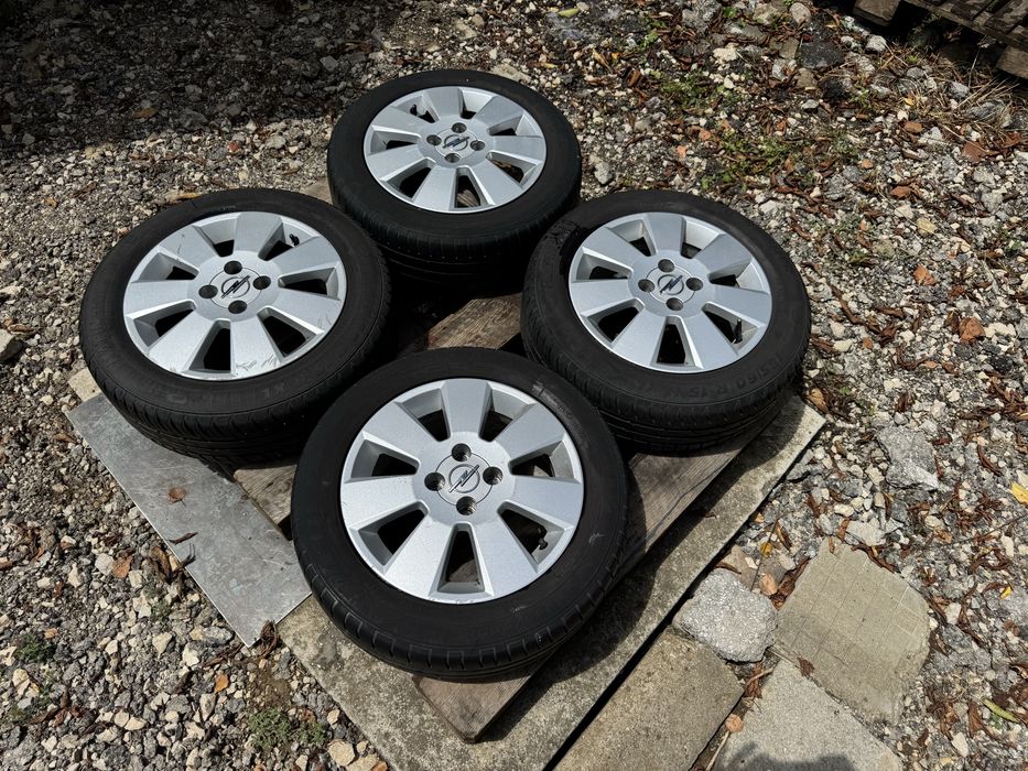 4бр.Алуминиеви джанти 15" 4x100+ГУМИ за Opel Corsa D,E,Chevrolet,Fiat