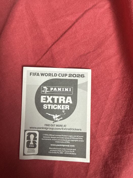 Christian Pulisic extra sticker panini 2026 album