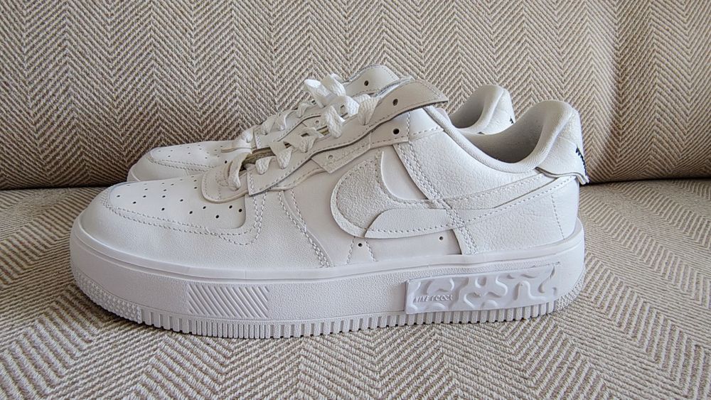 Nike Air Force 1, triple white.