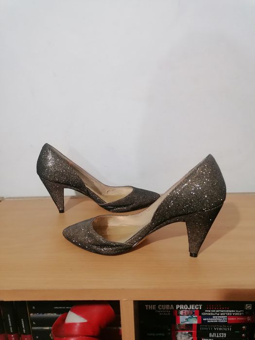 Pantofi de ocazie, aurii, mărimea 39