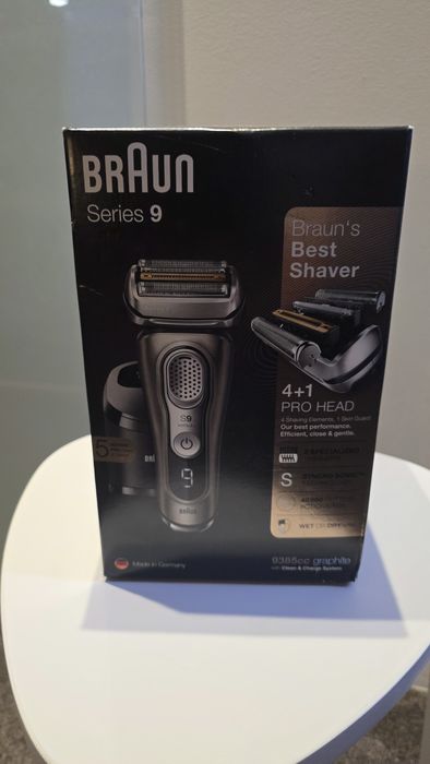 Braun Series 9 Wet&Dry – 9385cc Graphite | Clean&Charge | Made in Germany