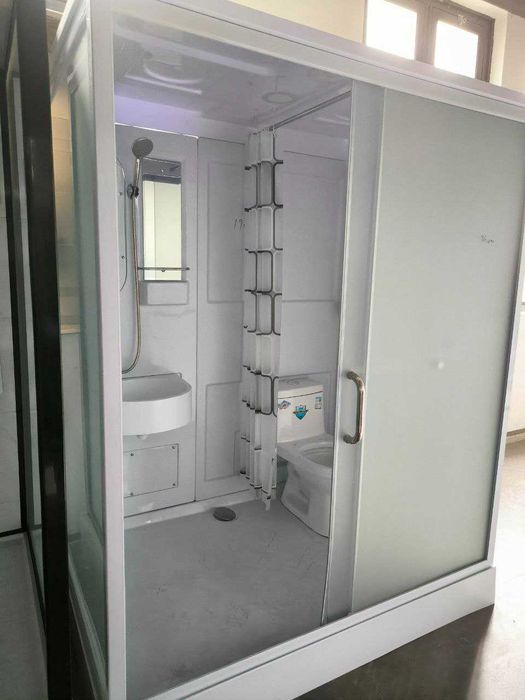 Душевая кабина с унитазом. Dush kabina unitazi bilan