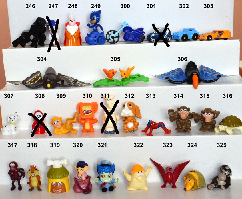 400 Киндер играчки от яйца Kinder Surprise