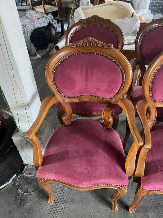Set de 6 scaune Baroc,de restaurat!