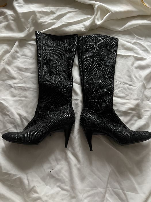 Cizme mulate cu toc Kenzo