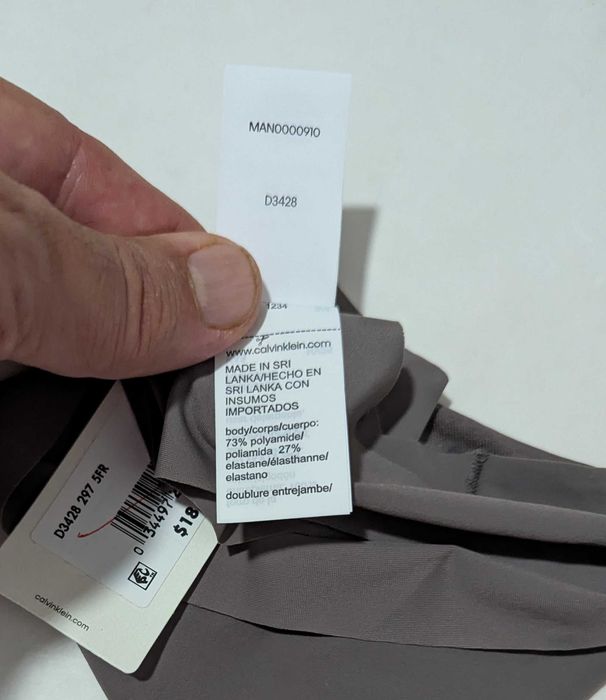 Calvin Klein Invisible Micro thong дамски прашки S 2 модела от Сащ