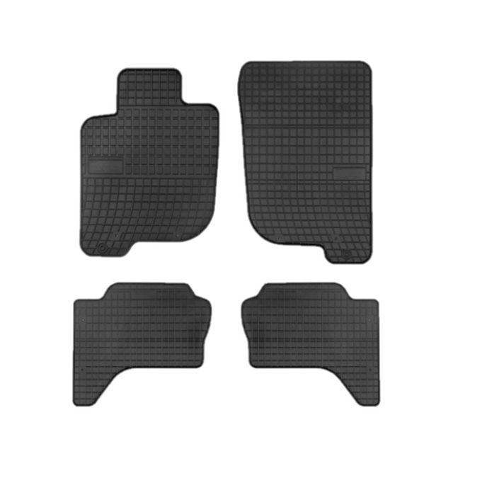 Set covorase auto din cauciuc pentru Mercedes Clasa S W222 Coupe 2013-> prezent, presuri RapidAuto, Negru